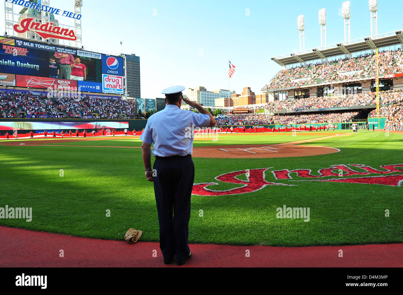 Independence Day baseball game Stock Photo Alamy