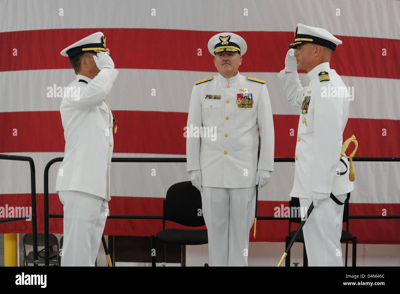 ATC change of command Stock Photo Alamy