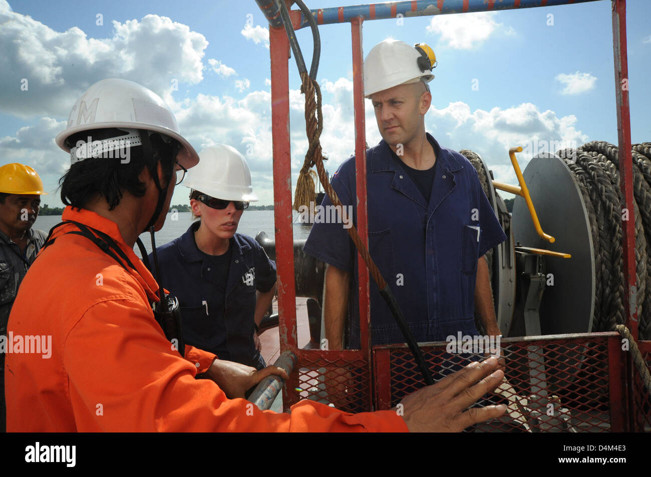 PSC inspection of motor vessel Union Anton Stock Photo - Alamy