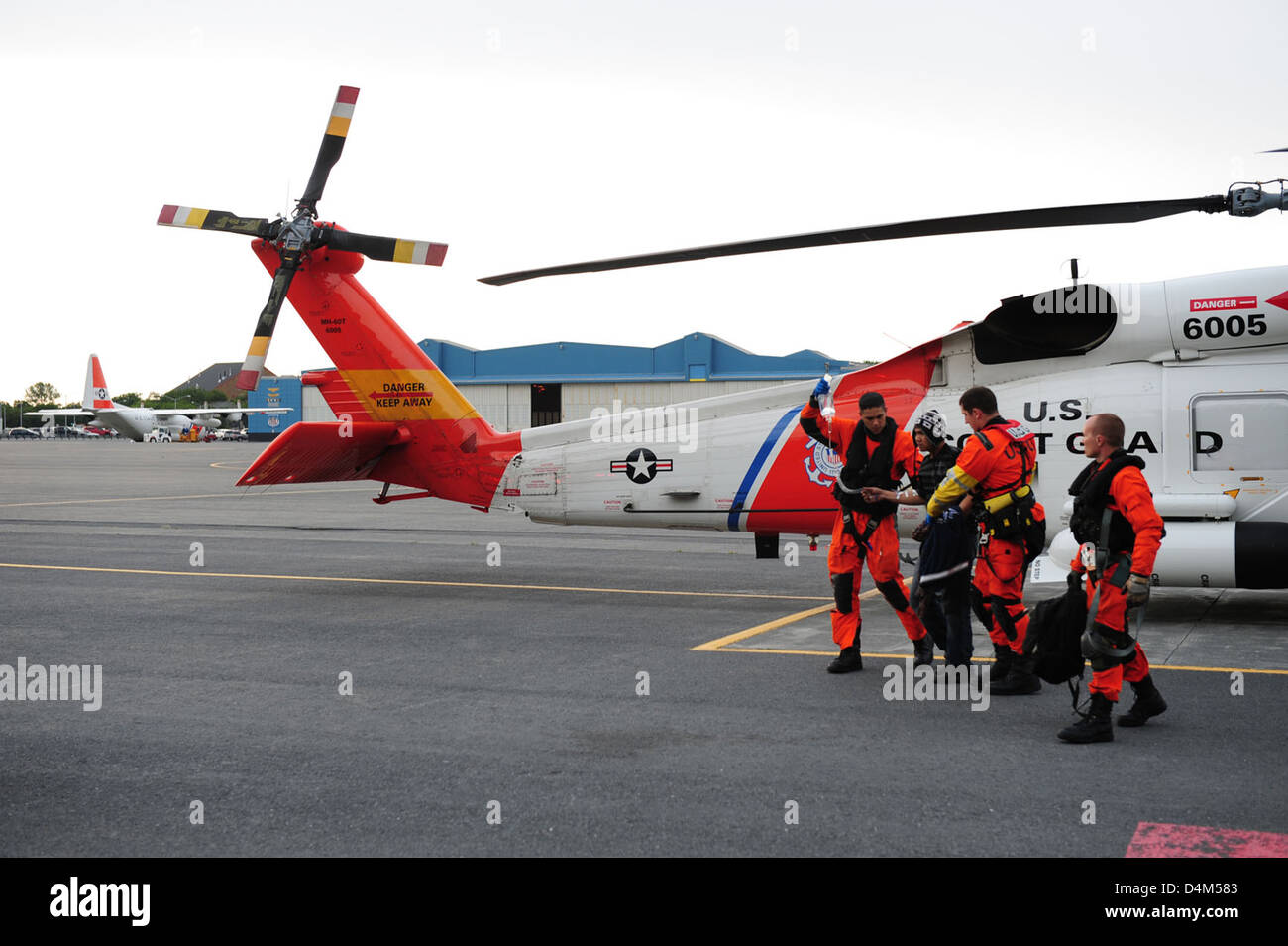 Air Station Kodiak conducts medevac Stock Photo