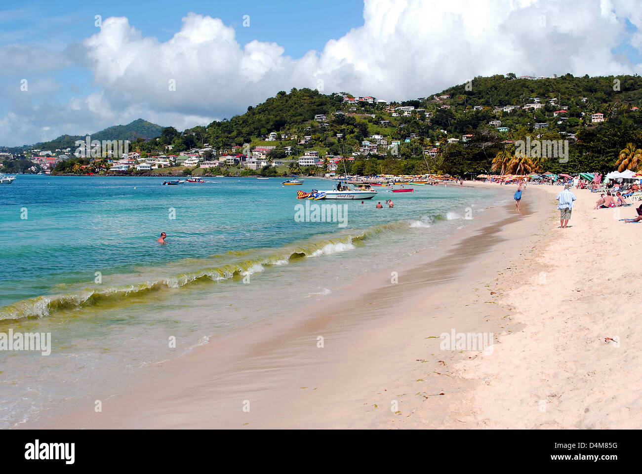 Grand Anse beach in Grenada Stock Photo Alamy