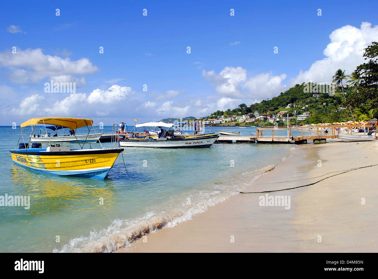 Grand Anse Beach in Grenada Stock Photo Alamy