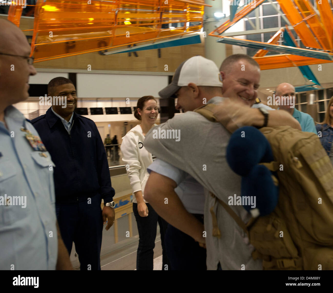 Bronze Star recipient welcomed home from Iraq 2 Stock Photo