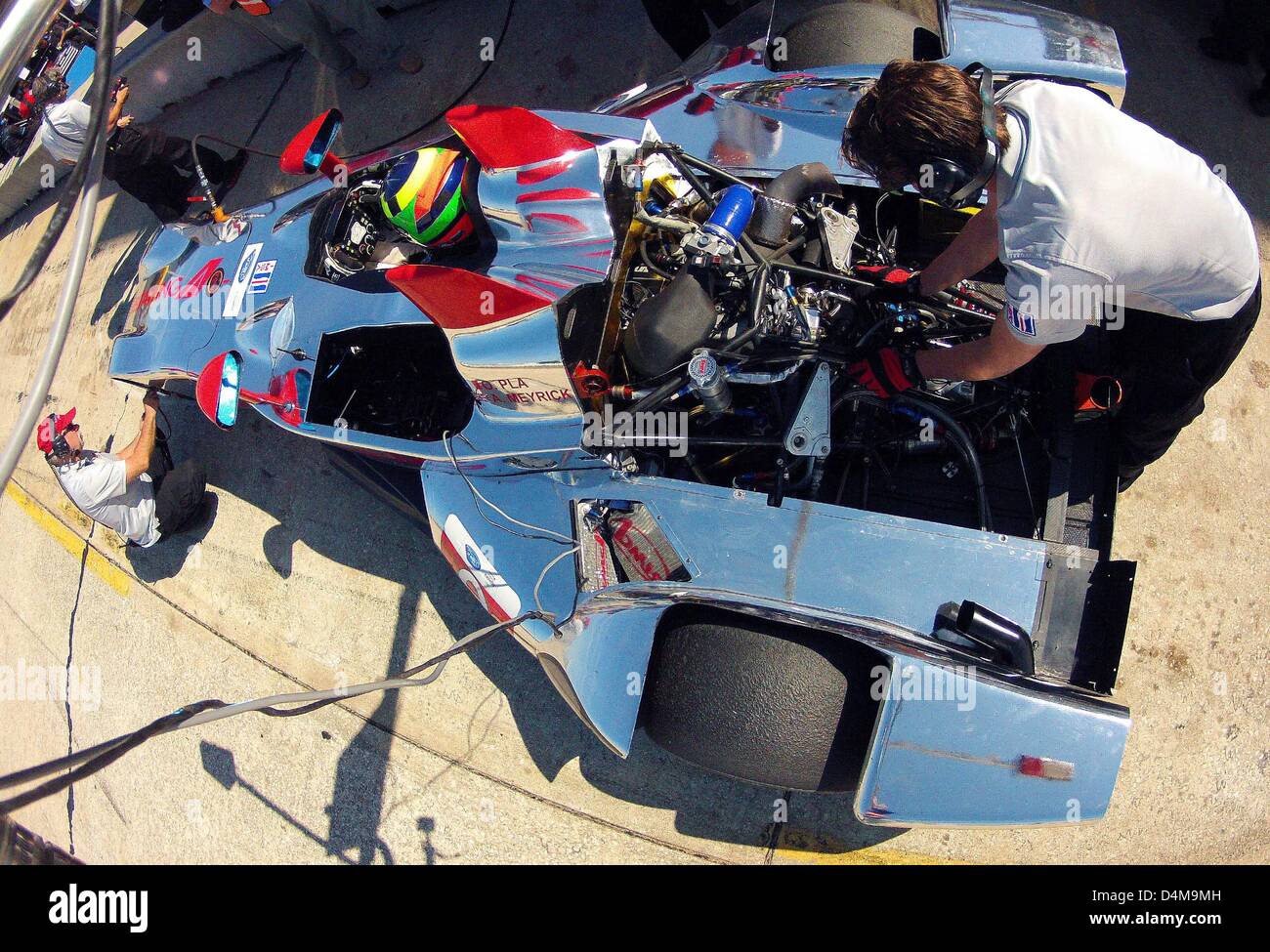 June 29, 2011 - Sebring, Florida, U.S - ALMS Round 1 Sebring 12 Hours,Sebring,FL, March 13-16 2013, ANDY MEYRICK, OLIVIER PLA, Deltawing LM12 Elan (Credit Image: © Ron Bijlsma/ZUMAPRESS.com) Stock Photo