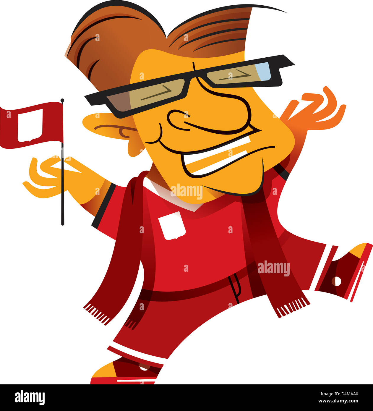 A sports fan Stock Photo Alamy