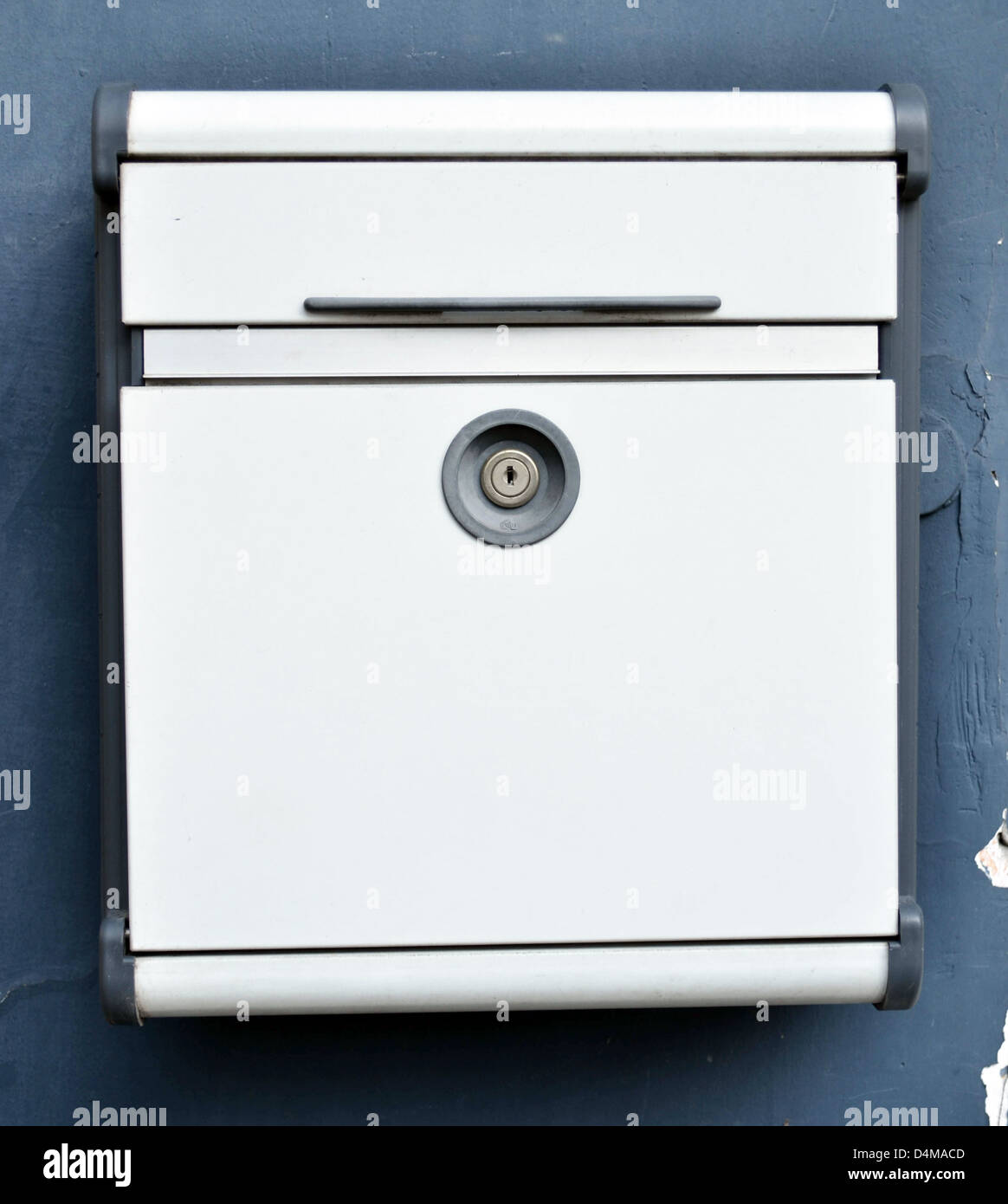 Post box hanging on wall Stock Photo Alamy
