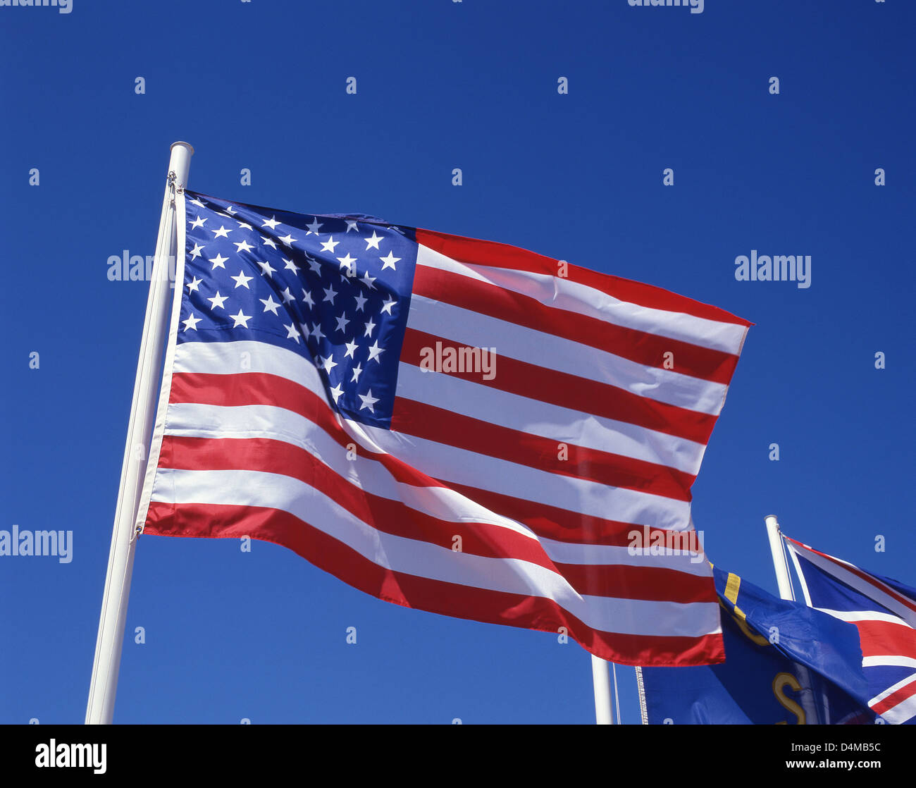 'Stars and Stripes' American flag, Fort Lauderdale, Florida, United States of America Stock Photo