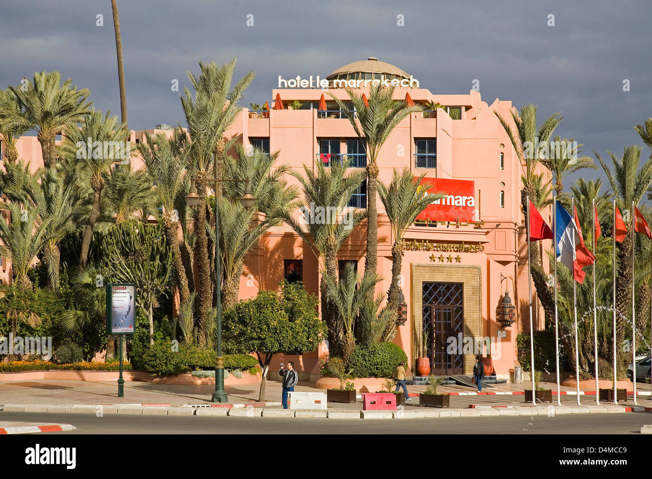 africa, morocco, marrakech, new town, hotel le marrakech Stock Photo