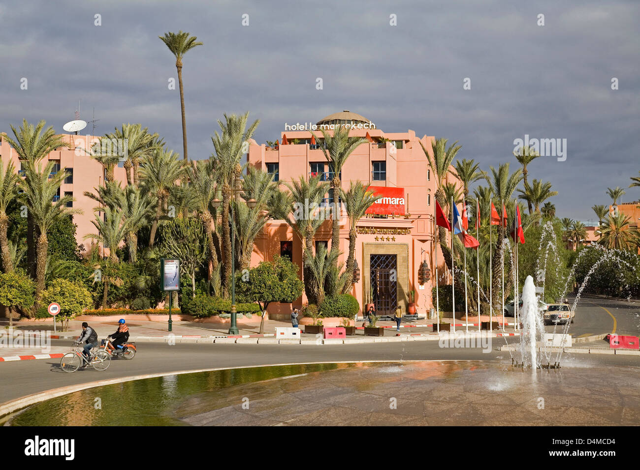 africa, morocco, marrakech, new town, hotel le marrakech Stock Photo