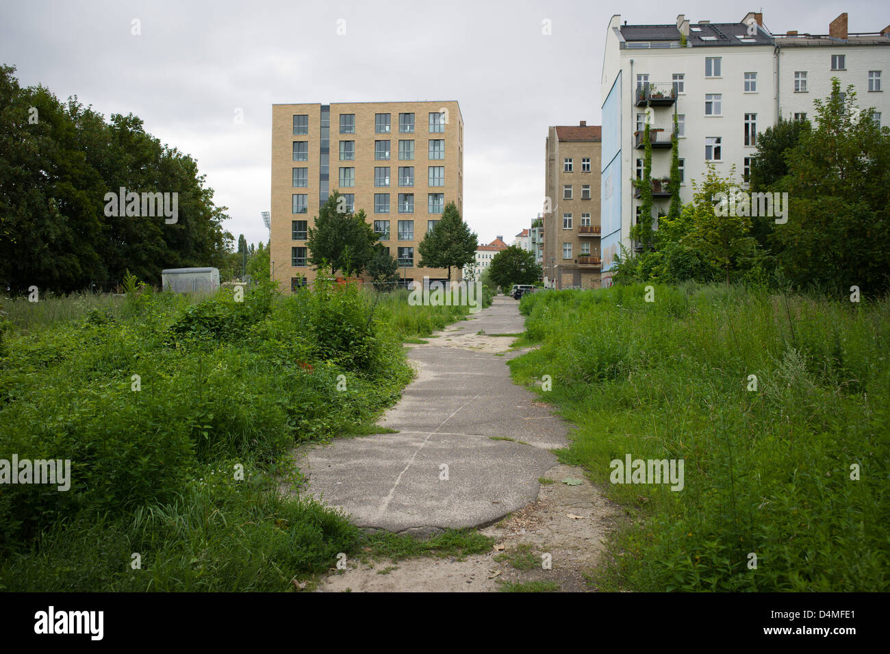 Berlin, Germany, the former death strip at Bernauer Strasse Stock Photo