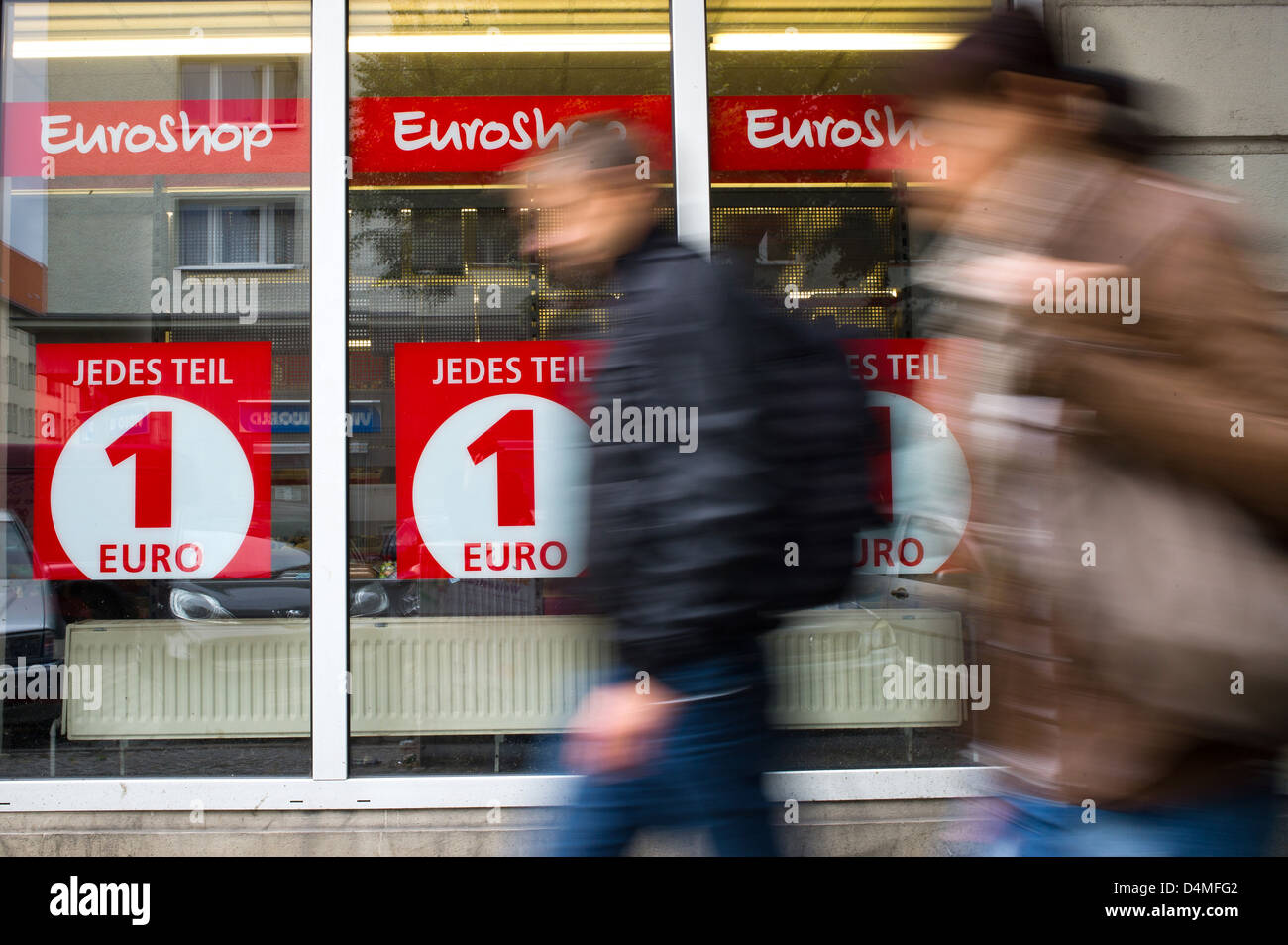 Berlin, Germany, Euro Shop in Schillerkiez in Neukoelln Stock Photo