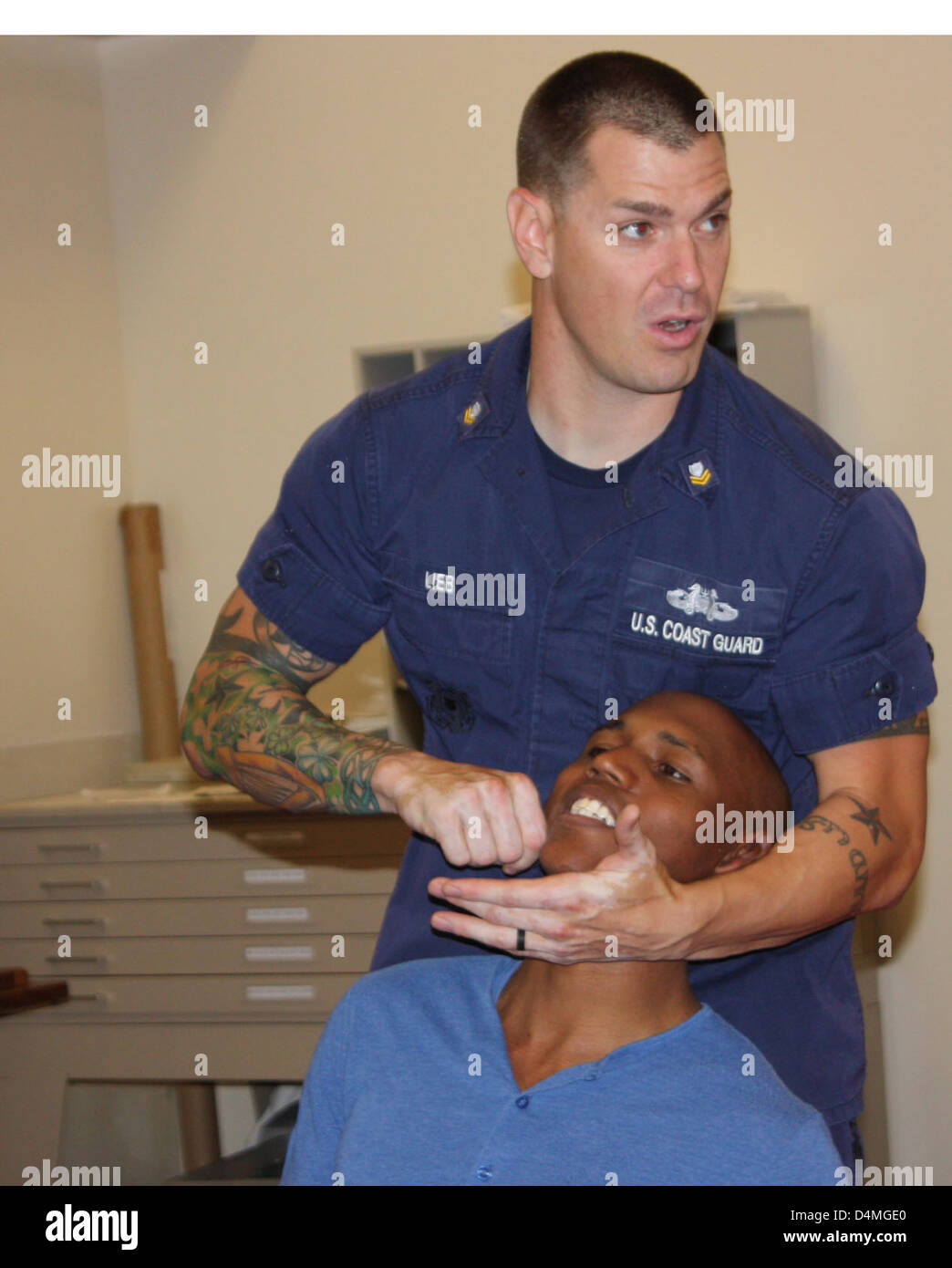 Boarding team member training hi-res stock photography and images