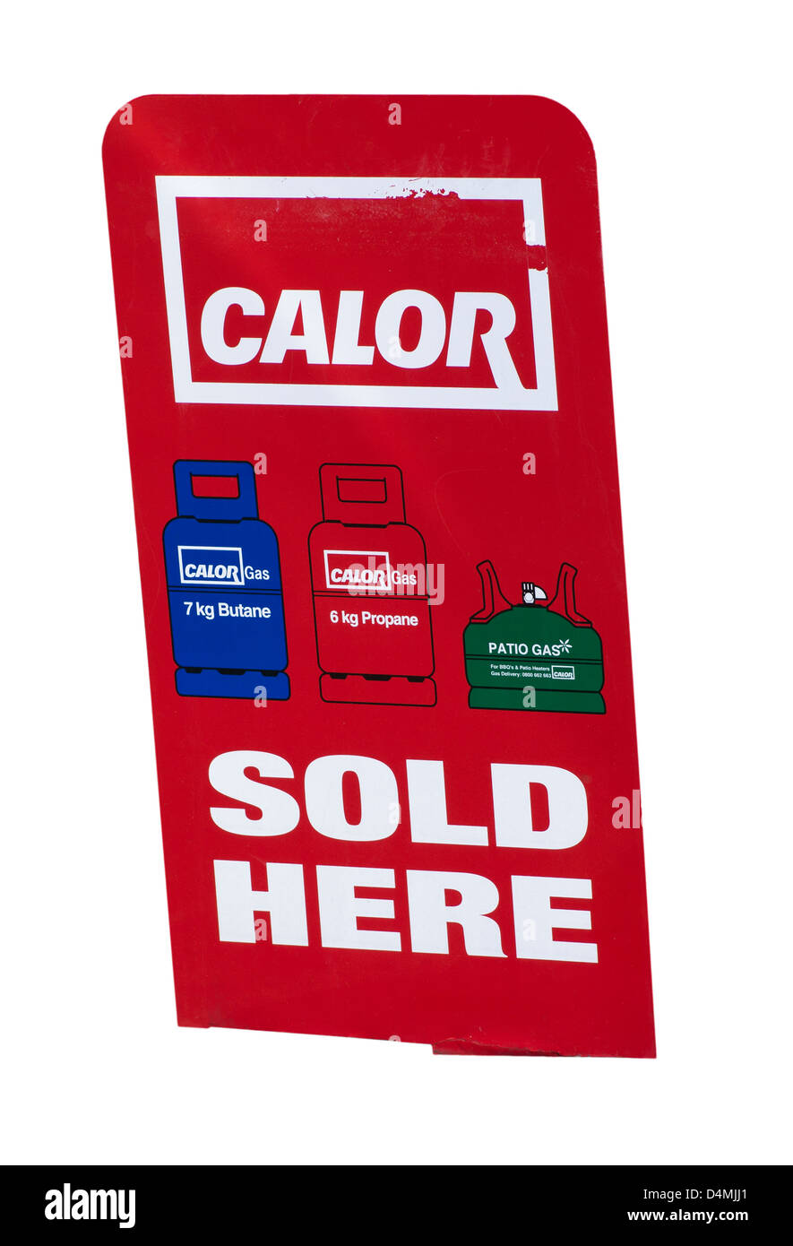 Calor Gas Sign Stock Photo