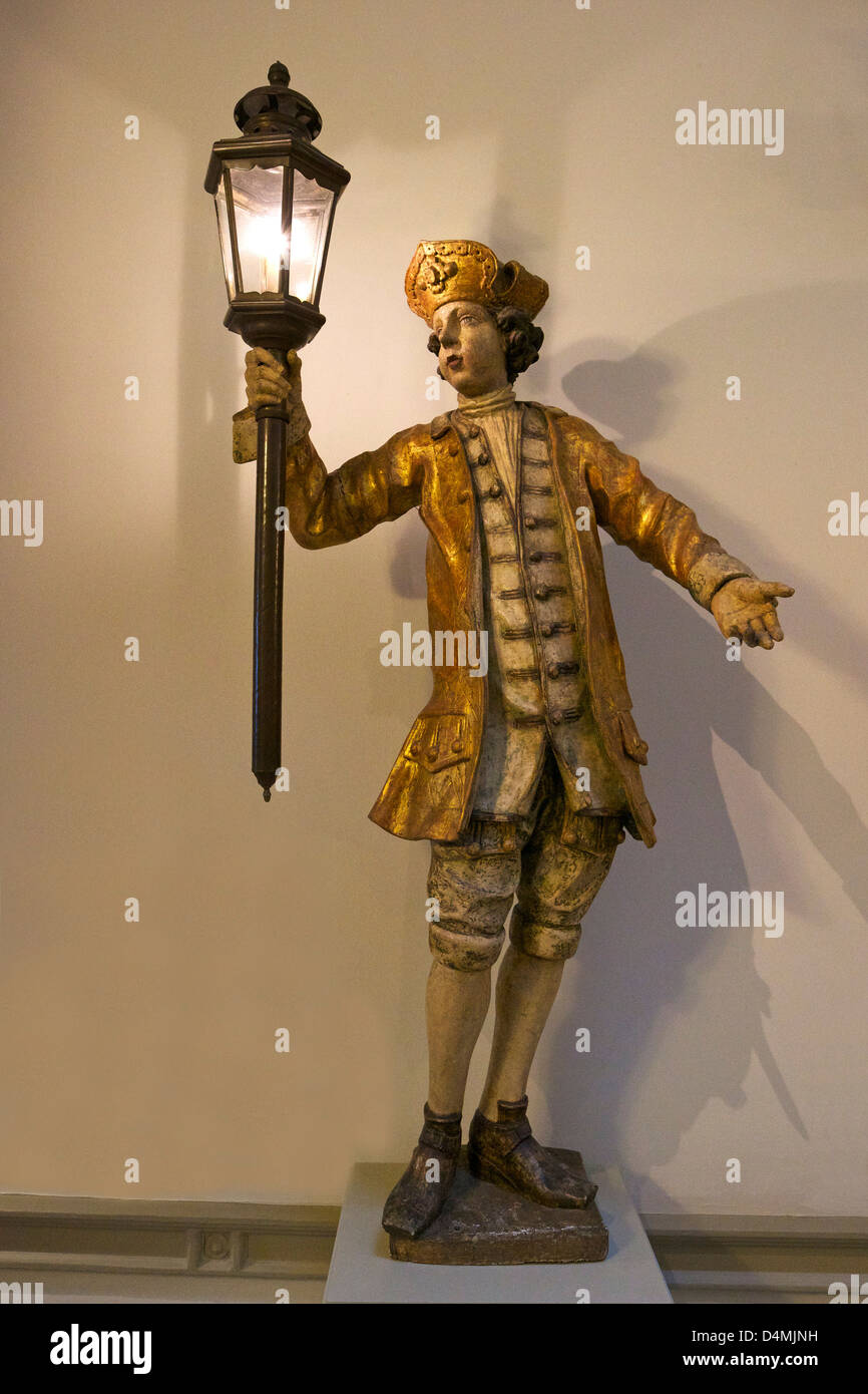 Torchere in Form of a Footman, 1730-1750, Courtauld Institute of Art, Somerset House, London, England, UK, United Kingdom, GB, G Stock Photo