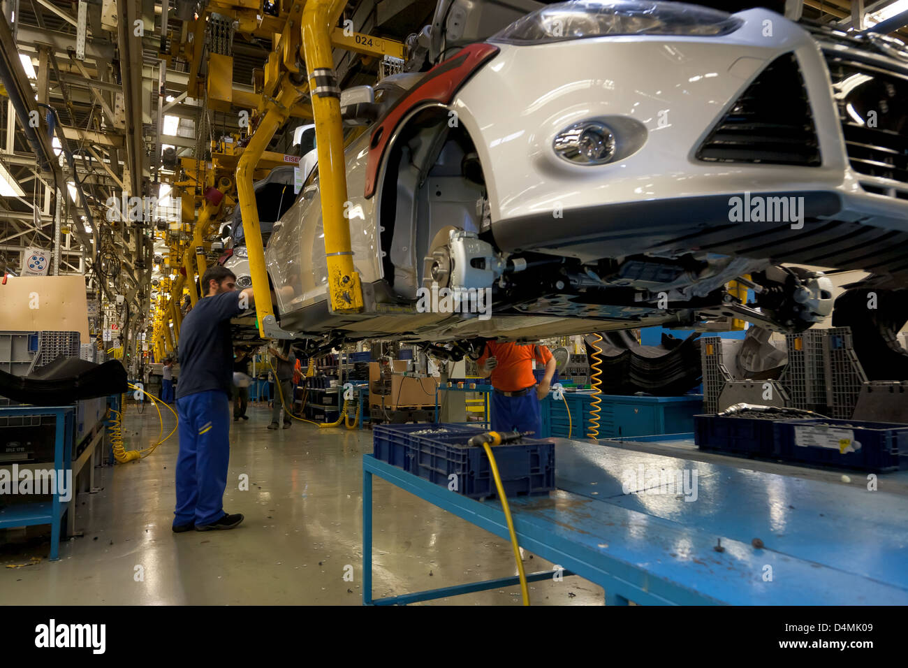 Saarlouis, Germany, Ford plant in Saarlouis, final assembly of the Ford  Focus Stock Photo - Alamy
