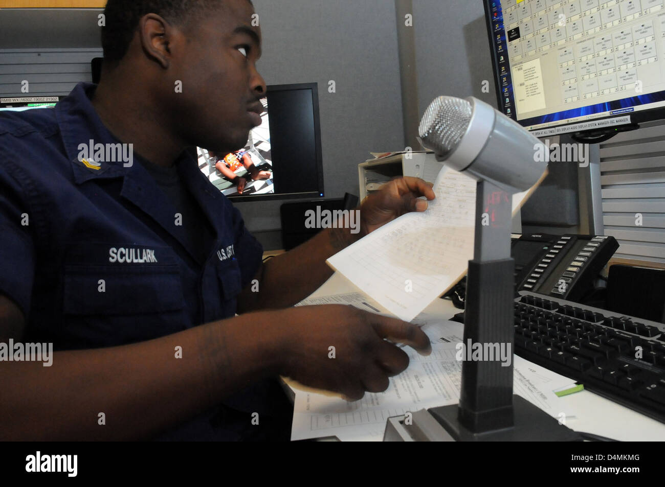 Uscg Operations Center The U.S. Coast Guard's Operations Center in San Francisco issues a ...