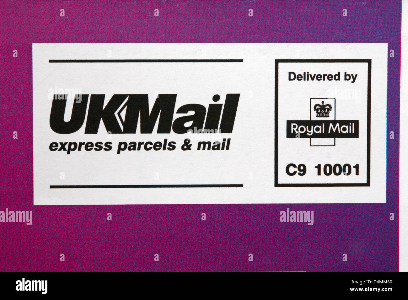 UKMail express parcels & mail and Delivered by Royal Mail information