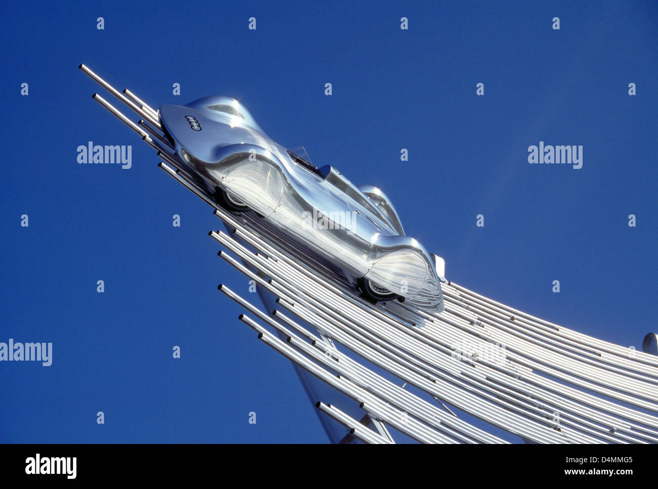 Exhibition sculpture Festival of Speed Goodwood House UK Stock Photo