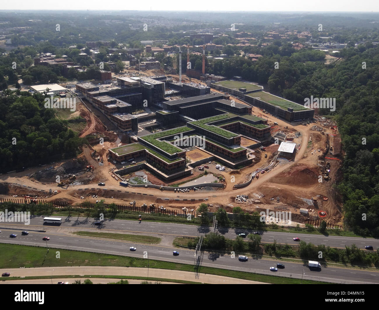 Construction of the new Coast Guard Headquarters building continues Stock Photo