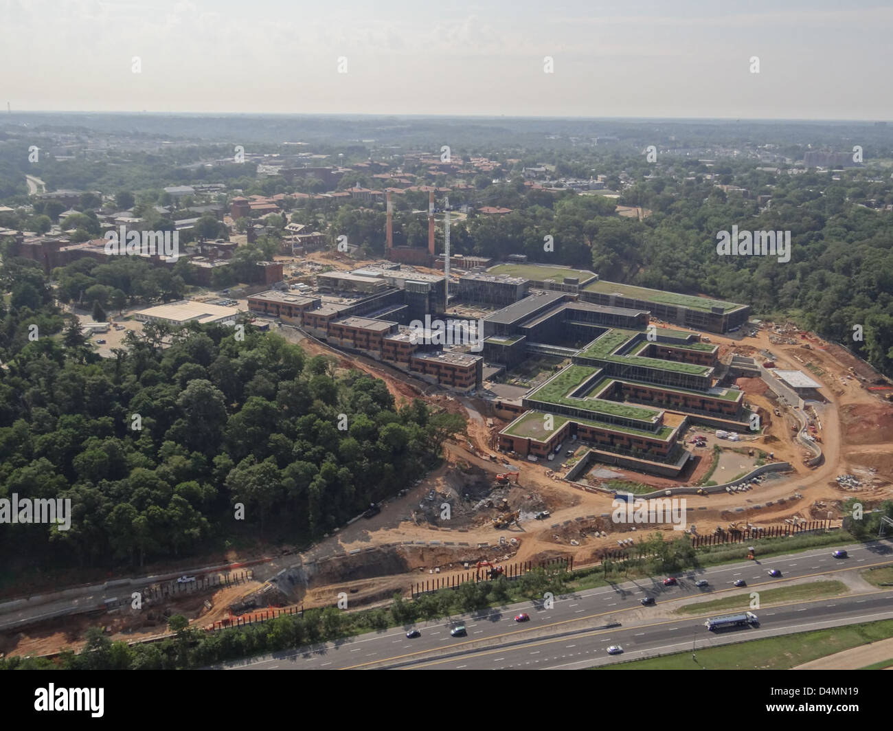 Construction of the new Coast Guard Headquarters building continues Stock Photo