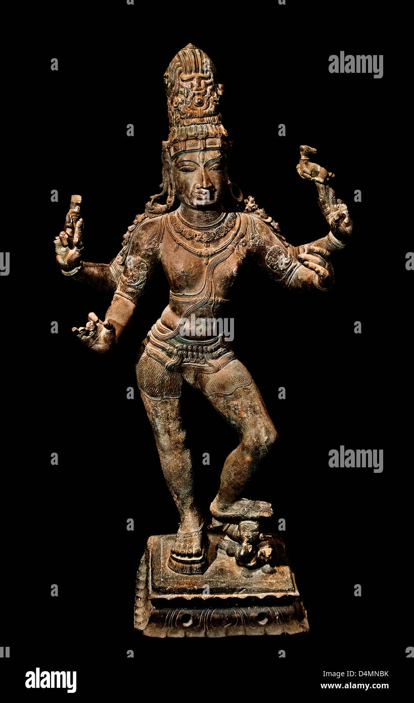Tripurantaka - 11th Century AD India Hindu  Hinduism Stock Photo