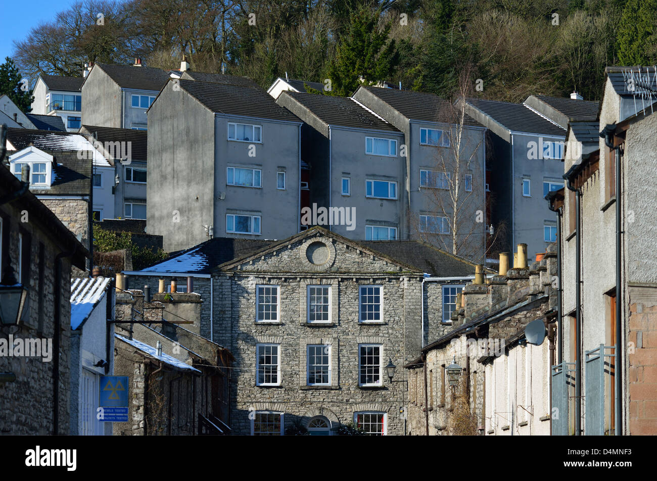 Fleece Inn Yard. Kendal, Cumbria, England, United Kingdom, Europe. Stock Photo