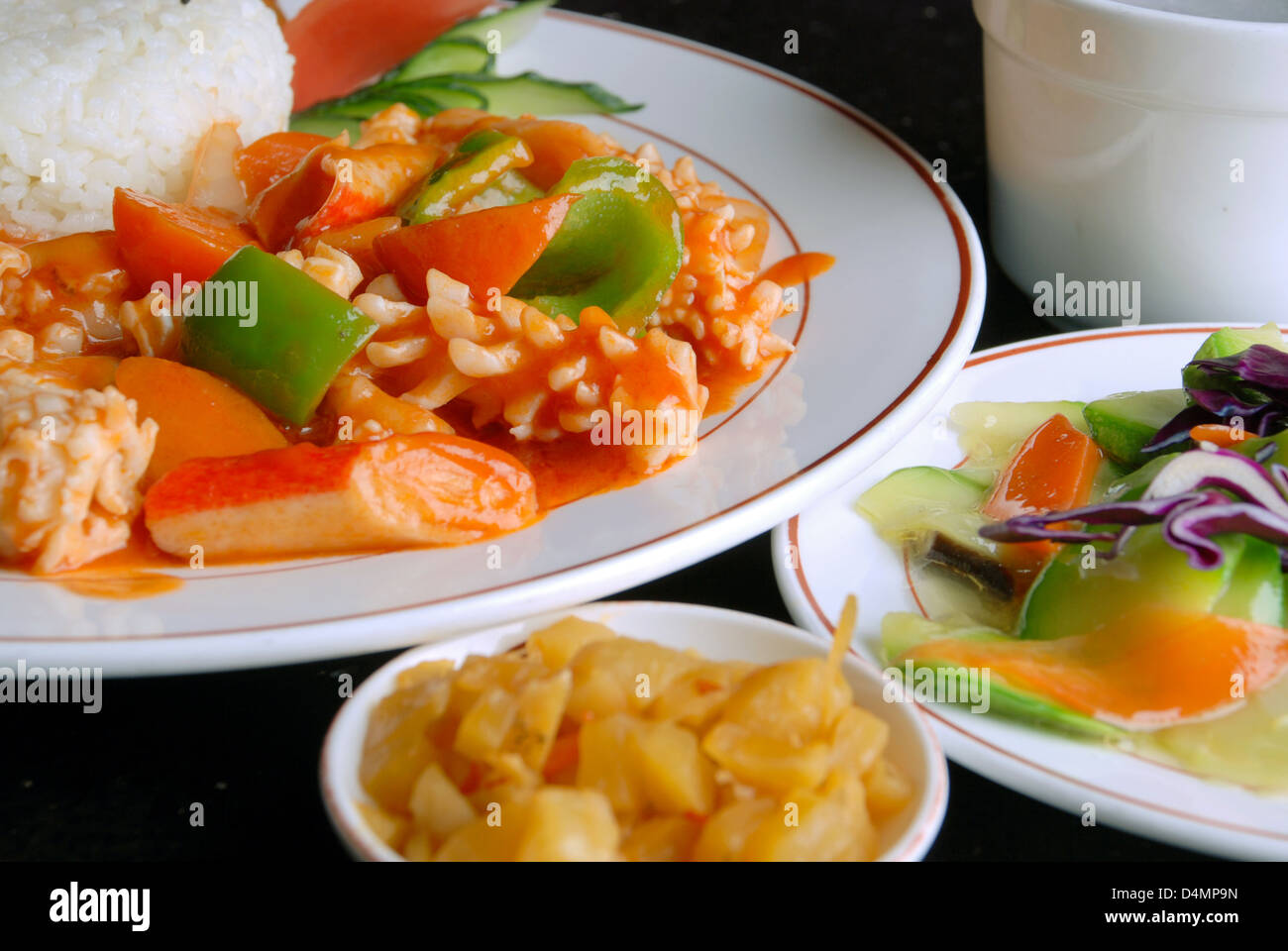 Cuttlefish Fried Rice Rice with cuttlefish hi-res stock photography and images - Alamy