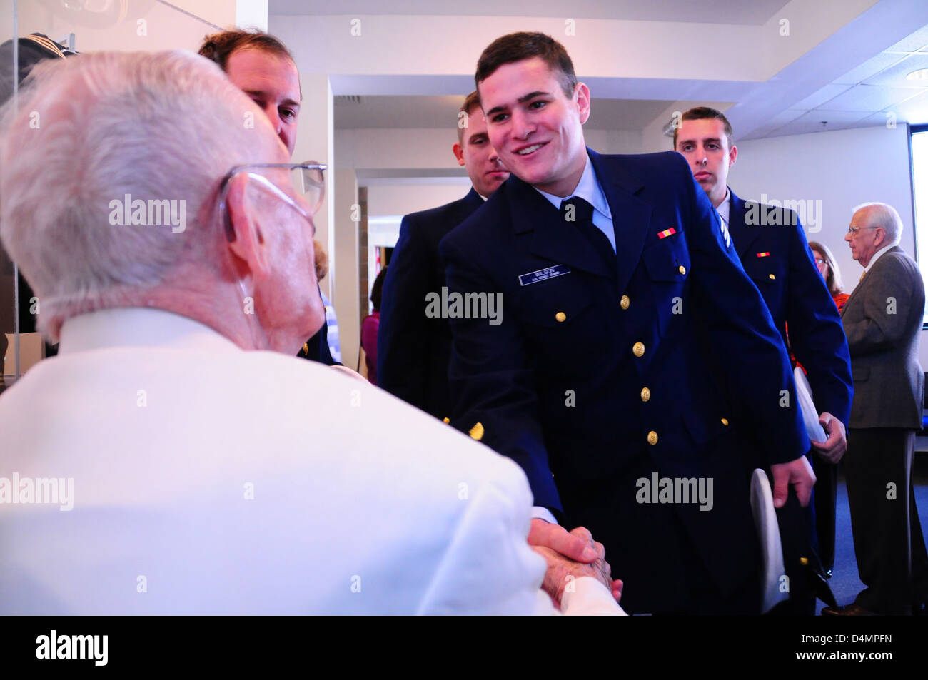A commemoration ceremony honoring World War II veterans is held by the ...