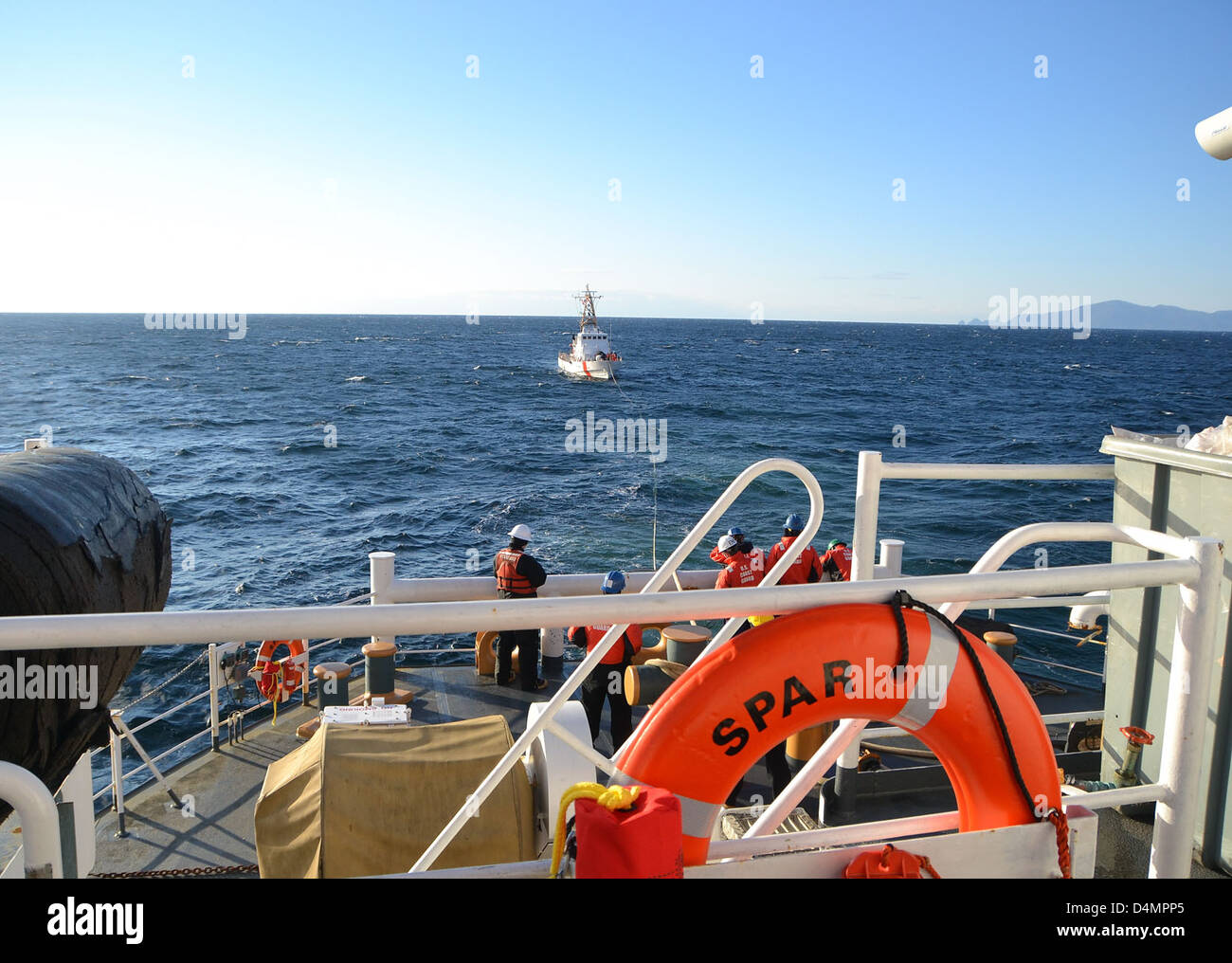 The SPAR towex system is tested with the U.S. Coast Guard Cutter ...