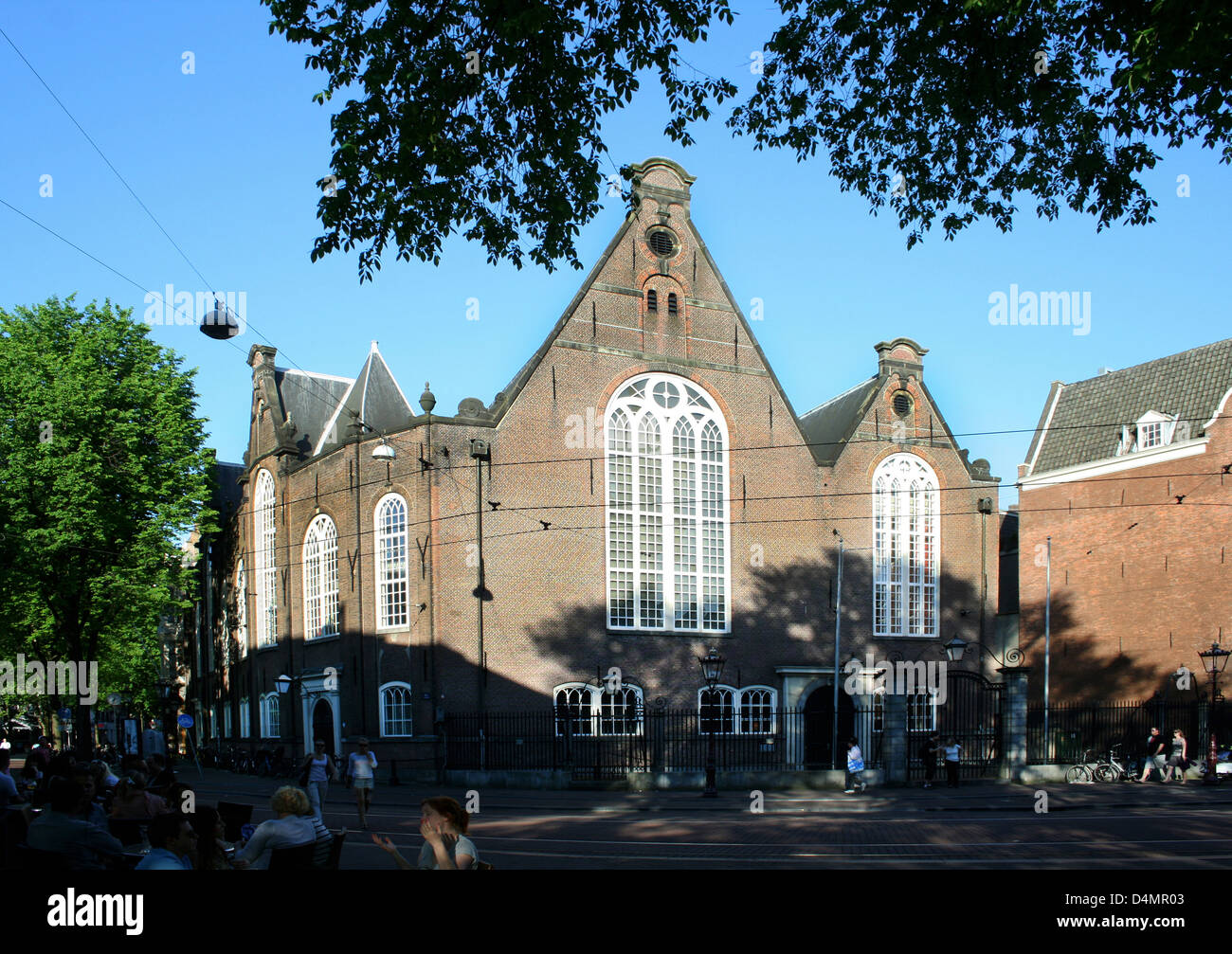 The Netherlands Holland Amsterdam Singel 411 Old Luthern Church 1633 Architecture Amsterdam Renaissance Stock Photo