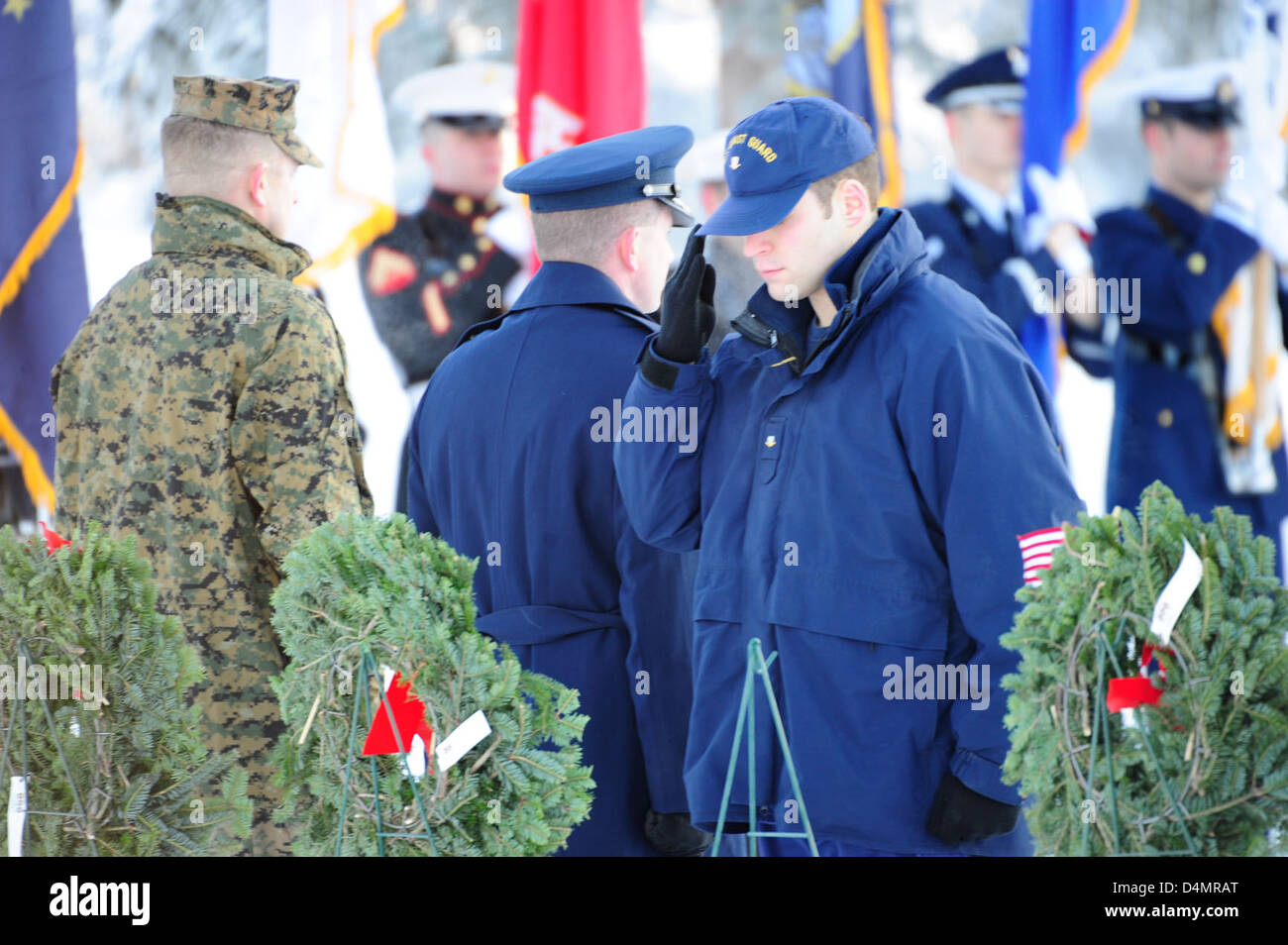 Wreaths across America presentation Dec. 15, 2012 Stock Photo Alamy