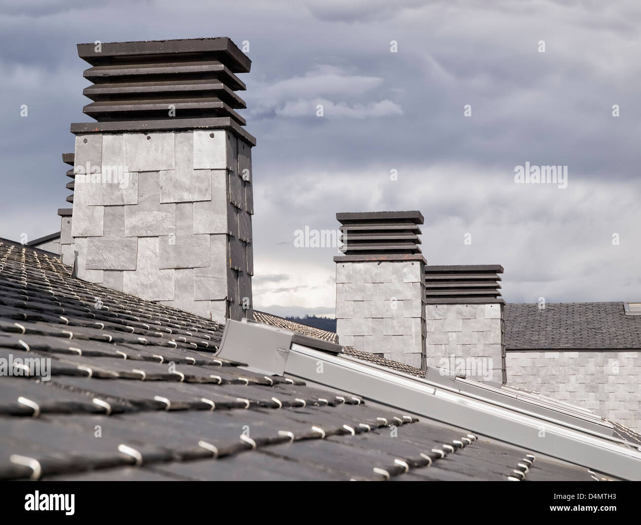 Fireplaces roof hi-res stock photography and images - Alamy