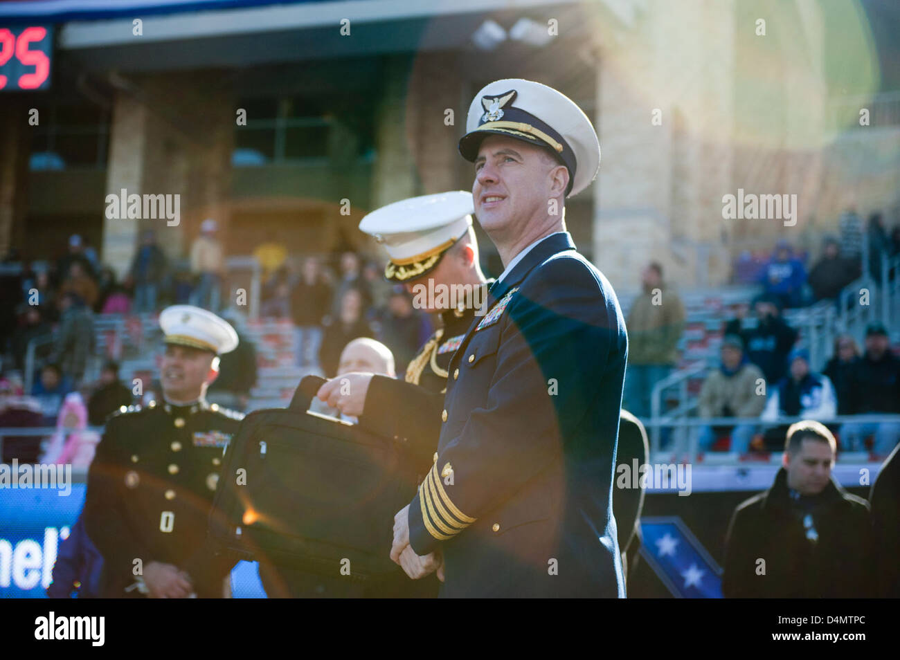 Coast Guard Attends Armed Forces Bowl Stock Photo Alamy