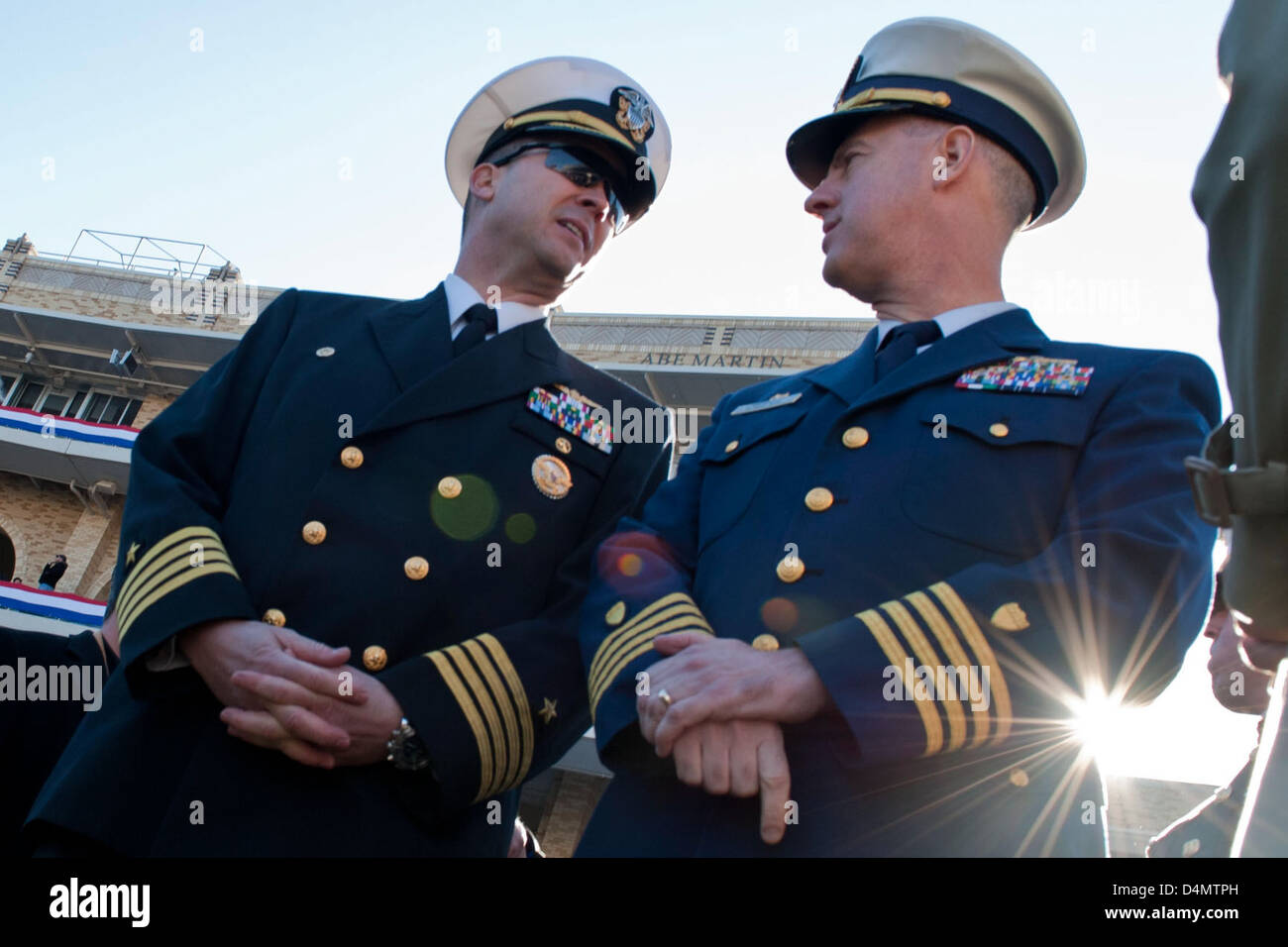 Coast Guard Attends Armed Forces Bowl Stock Photo Alamy