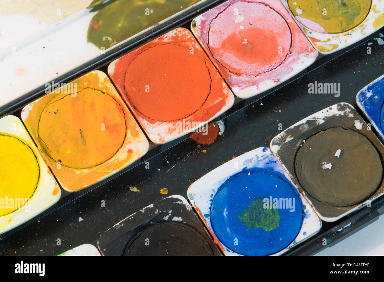 Set of watercolors hi-res stock photography and images - Alamy
