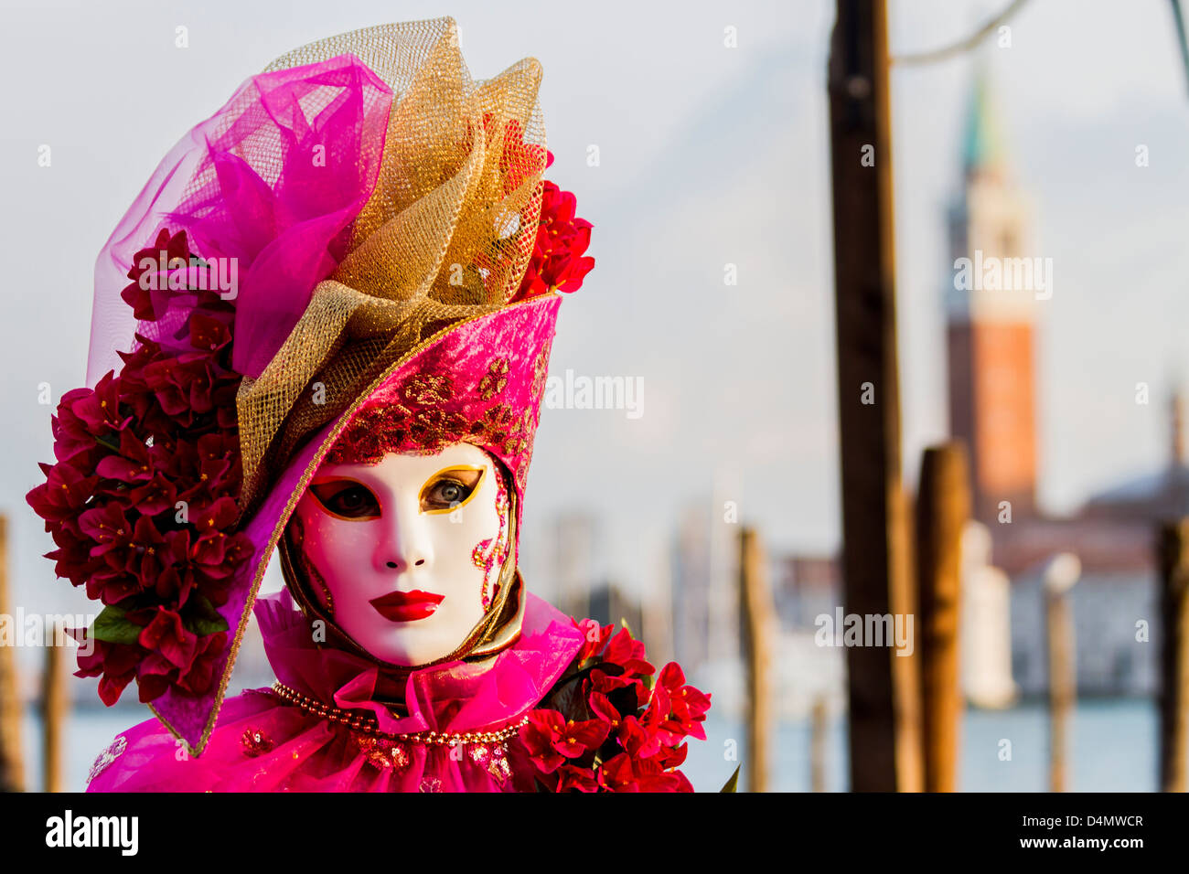 Traditional Venetian carnival mask Stock Photo - Alamy