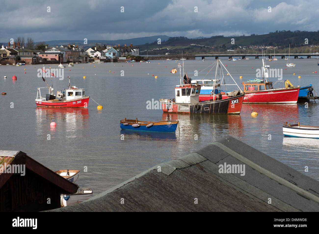 river teign, teignmouth, coast, town, seaside, tender, sand, quay