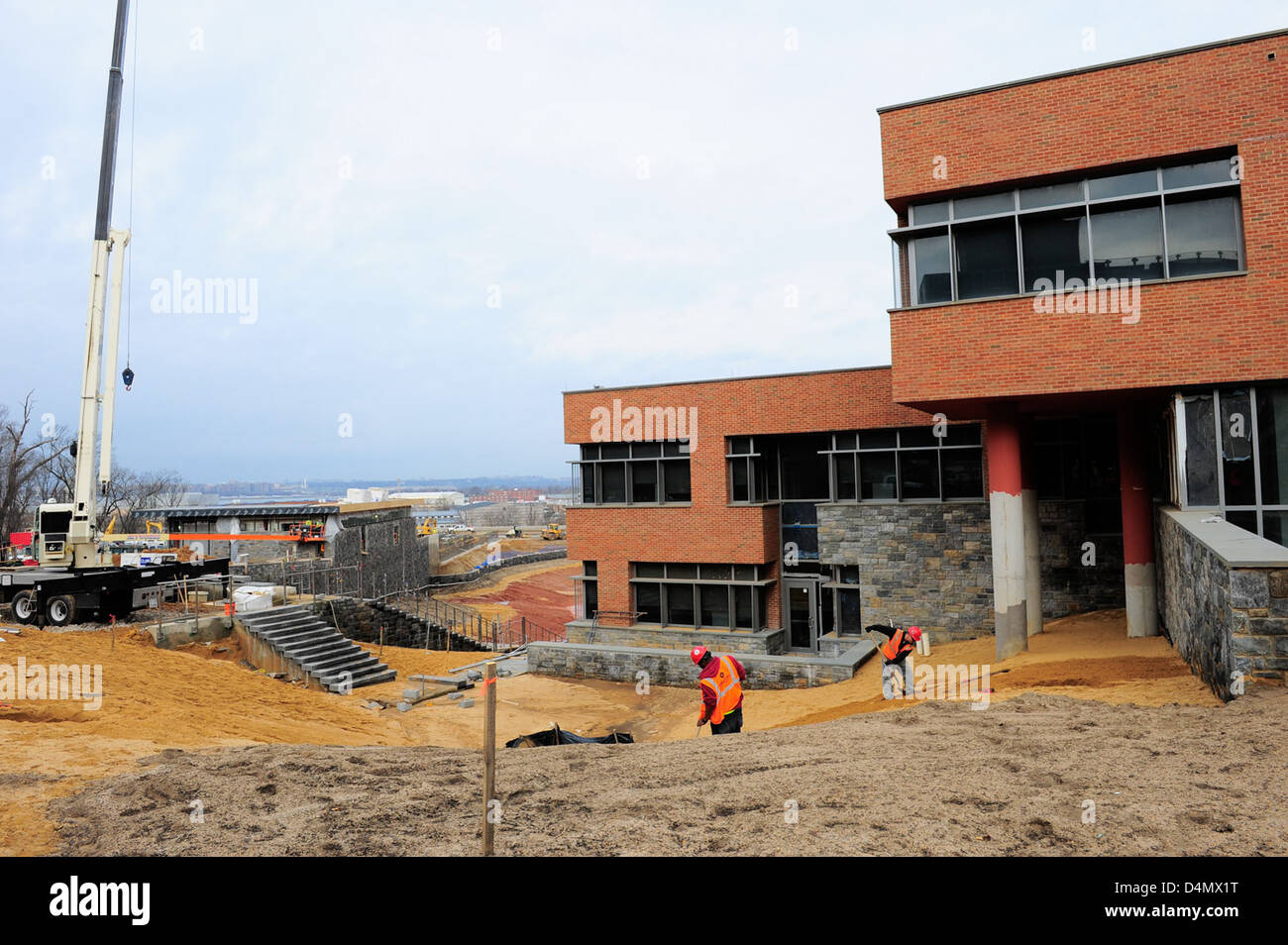 Construction of Coast Guard Headquarters at St. Elizabeths continues Stock Photo