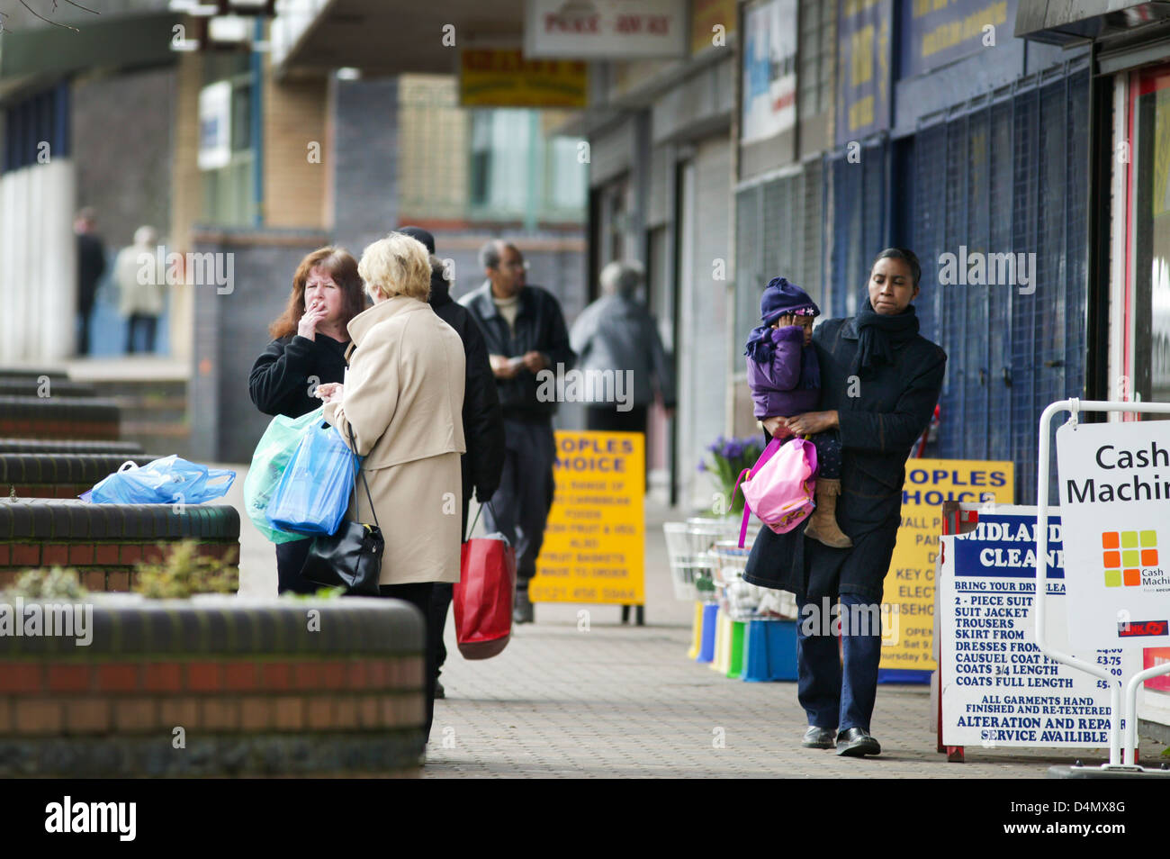 The shopping centre in Ladywood, Birmingham, UK Stock Photo