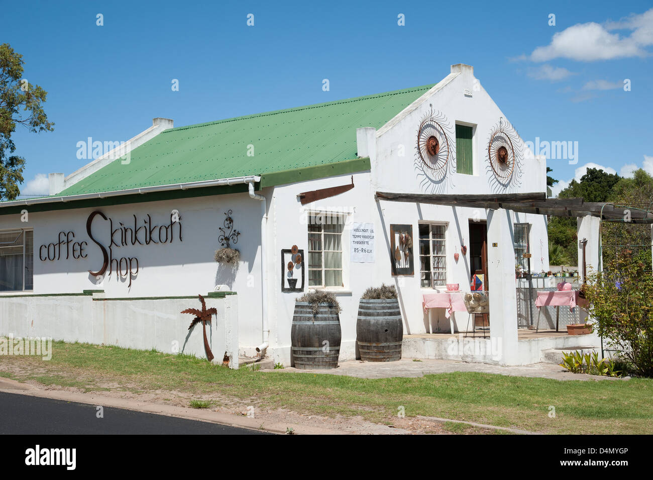 Crafts and coffee shop at Albertinia Western Cape South Africa On the