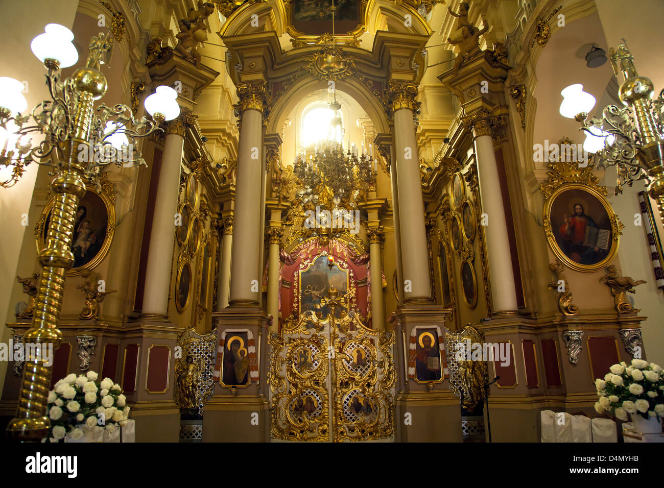 Lviv, Ukraine, the sanctuary of the Greek Orthodox St