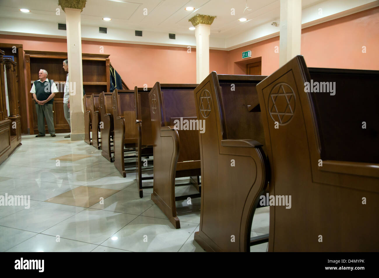 Lviv, Ukraine, Interior of the Beit-Aaron-we-Israel Synagogue Stock Photo