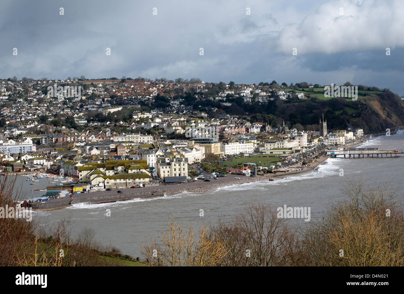 Teignmouth,Devon,pier, teignmouth, coast, town, seaside, tender, sand