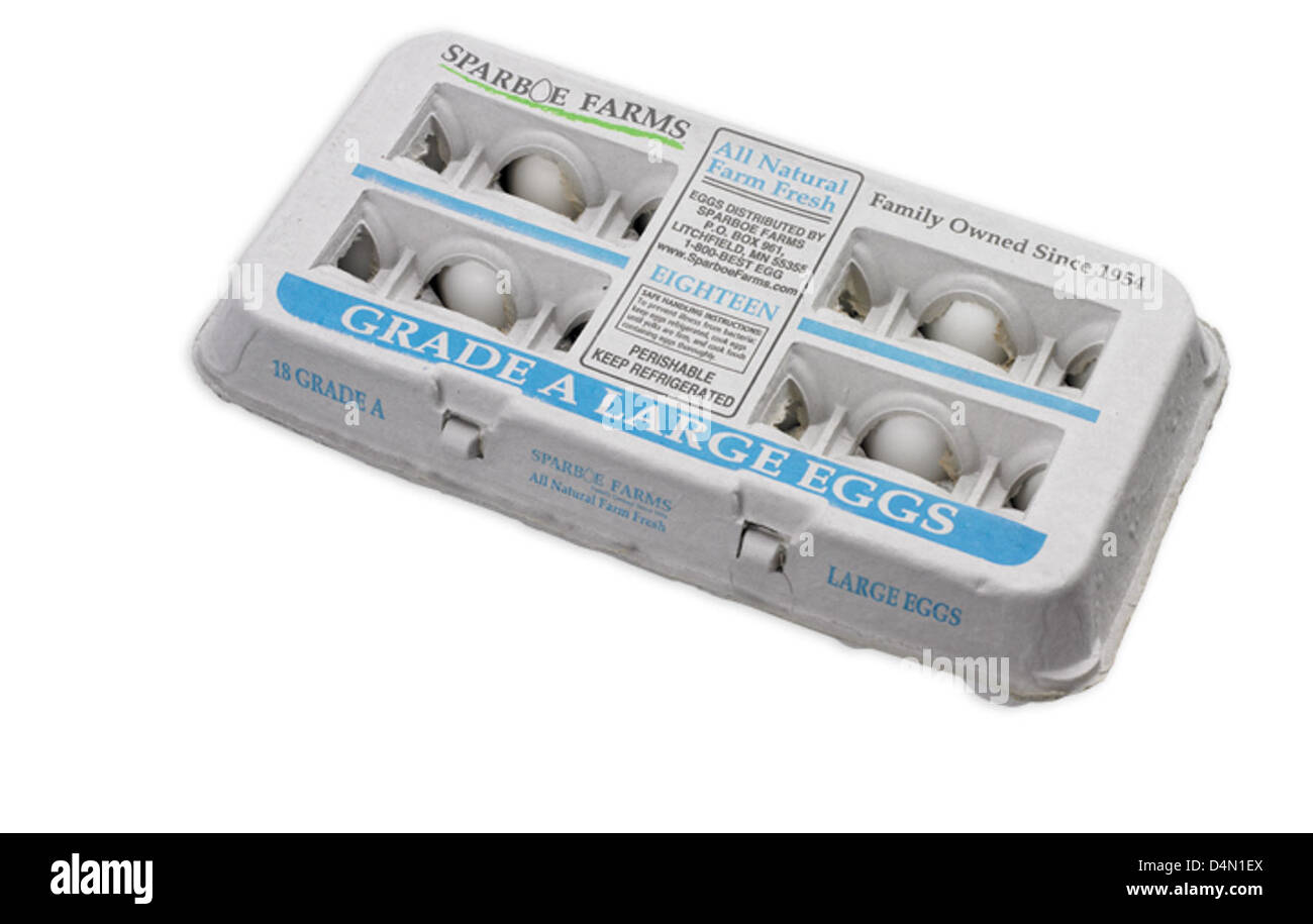 RECALLED Eggs Stock Photo Alamy