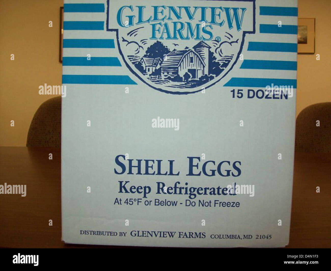 RECALLED Eggs Stock Photo Alamy