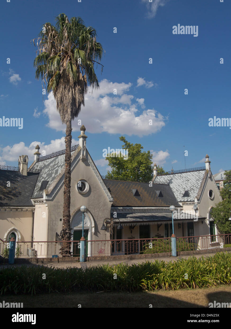 Old houses at he upper class neighbourhood of San Isidro. Buenos Aires