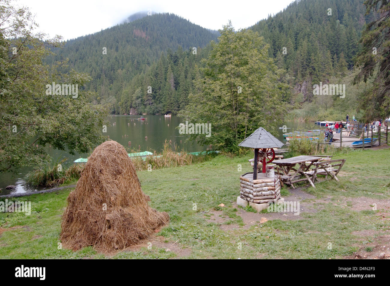 Lake, Sovata, Romania, Europe Stock Photo