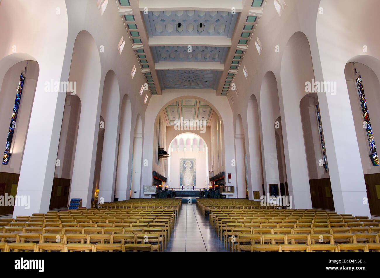 Wellington Cathedral Of St Paul Interior Stock Photo