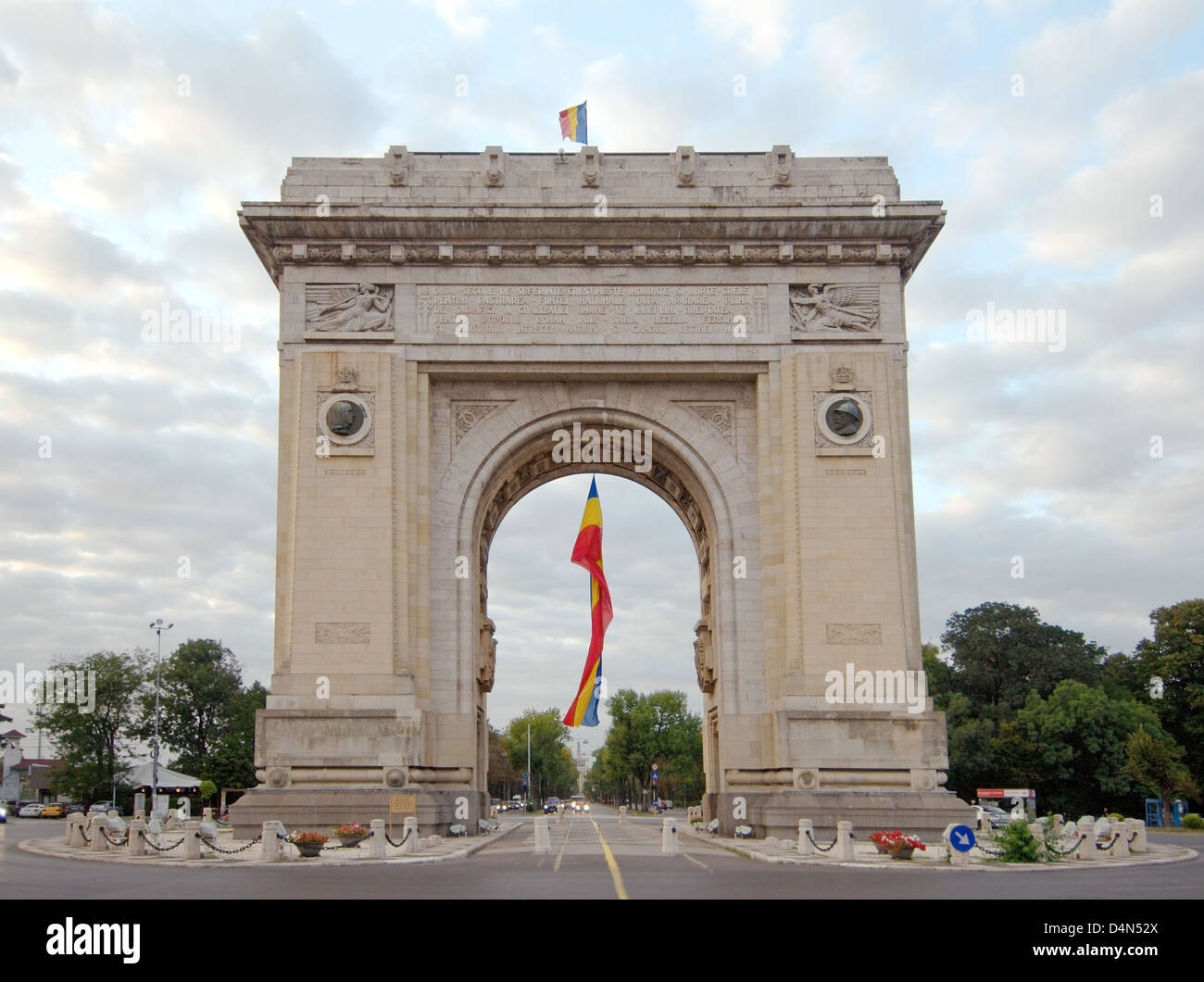 Triumphal arch, Bucharest, Romania, Europe Stock Photo