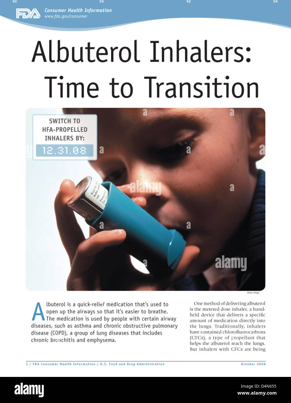 Albuterol Inhalers Time to Transition Stock Photo Alamy